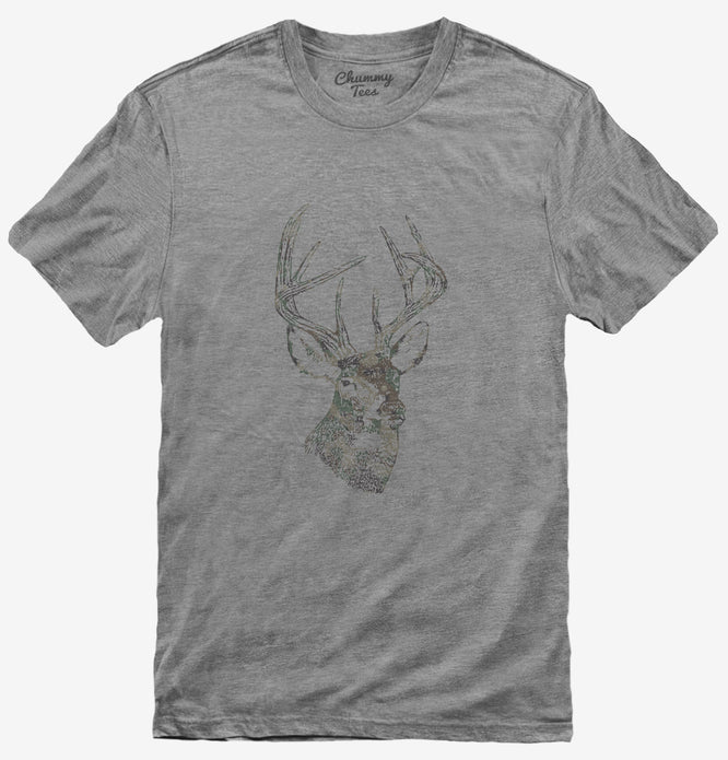 Camo Deer Antlers T-Shirt