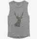 Camouflage Deer grey Womens Muscle Tank