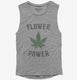 Cannabis Flower Power  Womens Muscle Tank