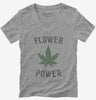Cannabis Flower Power Womens Vneck Tshirt Bbd3e556-b4ba-4937-bb07-1a4cab5cbe97 666x695.jpg?v=1700580490