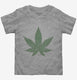 Cannabis Leaf Pot Marijuana  Toddler Tee