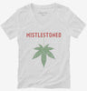 Cannabis Mistletoe Mistlestoned Womens Vneck Shirt Effb8899-a800-4762-9a3e-6cf50add99c5 666x695.jpg?v=1700580444