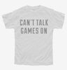 Cant Talk Games On Youth