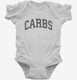 Carbs white Infant Bodysuit