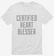 Certified Heart Blesser white Mens