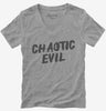Chaotic Evil Alignment Womens Vneck