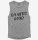 Chaotic Good Alignment grey Womens Muscle Tank