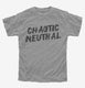 Chaotic Neutral Alignment  Youth Tee