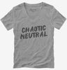 Chaotic Neutral Alignment Womens Vneck