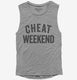 Cheat Weekend grey Womens Muscle Tank
