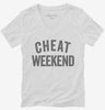Cheat Weekend Womens Vneck Shirt 666x695.jpg?v=1700418365