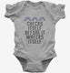 Check Yourself Before You Wreck Your Dna Genetics grey Infant Bodysuit