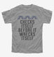 Check Yourself Before You Wreck Your Dna Genetics grey Youth Tee