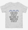 Check Yourself Before You Wreck Your Dna Genetics Toddler Shirt 666x695.jpg?v=1700512278