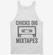 Chicks Dig Mixtapes white Tank