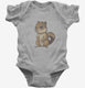Chipmonk grey Infant Bodysuit