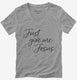 Christian Just Give Me Jesus  Womens V-Neck Tee