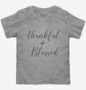 Christian Thanksgiving Thankful And Blessed Toddler
