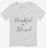 Christian Thanksgiving Thankful And Blessed Womens Vneck Shirt 666x695.jpg?v=1700388671