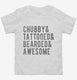 Chubby Tattooed Bearded And Awesome  Toddler Tee