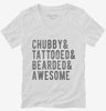 Chubby Tattooed Bearded And Awesome Womens Vneck Shirt 666x695.jpg?v=1700653113