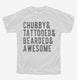 Chubby Tattooed Bearded And Awesome  Youth Tee