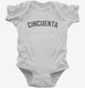 Cincuenta 50th Birthday white Infant Bodysuit