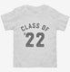 Class Of 2022 white Toddler Tee