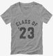 Class Of 2023  Womens V-Neck Tee