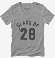 Class Of 2028 Womens V-Neck Shirt