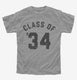 Class Of 2034 grey Youth Tee