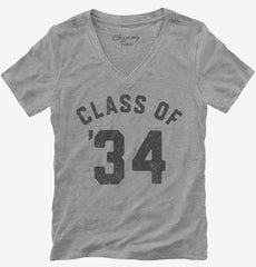 Class Of 2034 Womens V-Neck Shirt