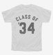 Class Of 2034 white Youth Tee