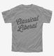 Classical Liberal grey Youth Tee