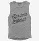 Classical Liberal grey Womens Muscle Tank