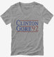 Clinton Gore 92  Womens V-Neck Tee
