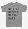 Coffee Books Dogs Naps Kids