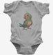 Colorful Cute Parrot grey Infant Bodysuit
