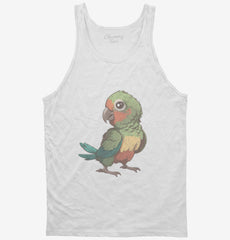 Colorful Cute Parrot Tank Top