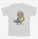 Colorful Cute Parrot white Youth Tee