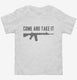 Come and take it AR-15 white Toddler Tee