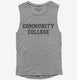Community College  Womens Muscle Tank