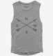 Compass grey Womens Muscle Tank
