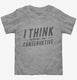 Conservative  Toddler Tee