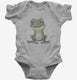Cool Frog grey Infant Bodysuit
