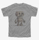 Cool Robot Graphic grey Youth Tee