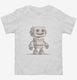 Cool Robot Graphic white Toddler Tee