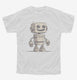 Cool Robot Graphic white Youth Tee