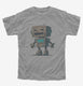 Cool Robot grey Youth Tee