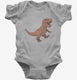 Cool T-Rex grey Infant Bodysuit